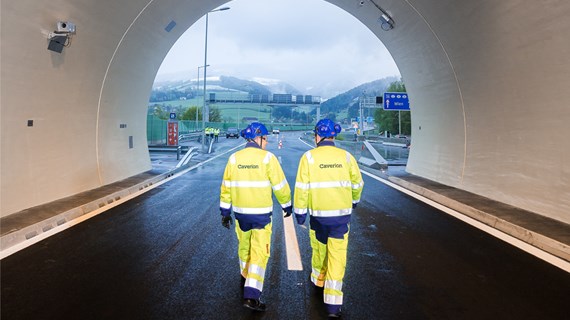 Caverion Österreich übernimmt die Errichtung und Sanierung der Betriebs- und Sicherheitstechnik im Perjentunnel in Tirol