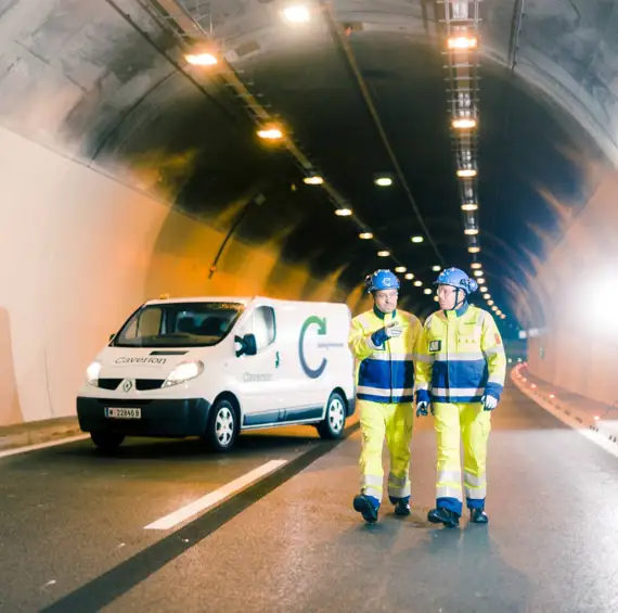 Caverion Experten für Tunneltechnik